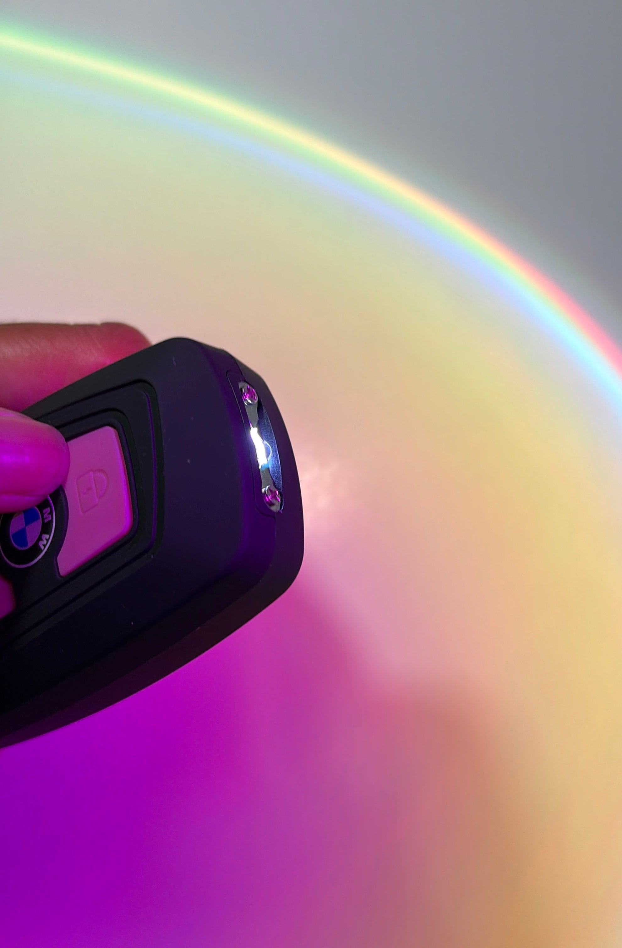 Pink Car keychain
