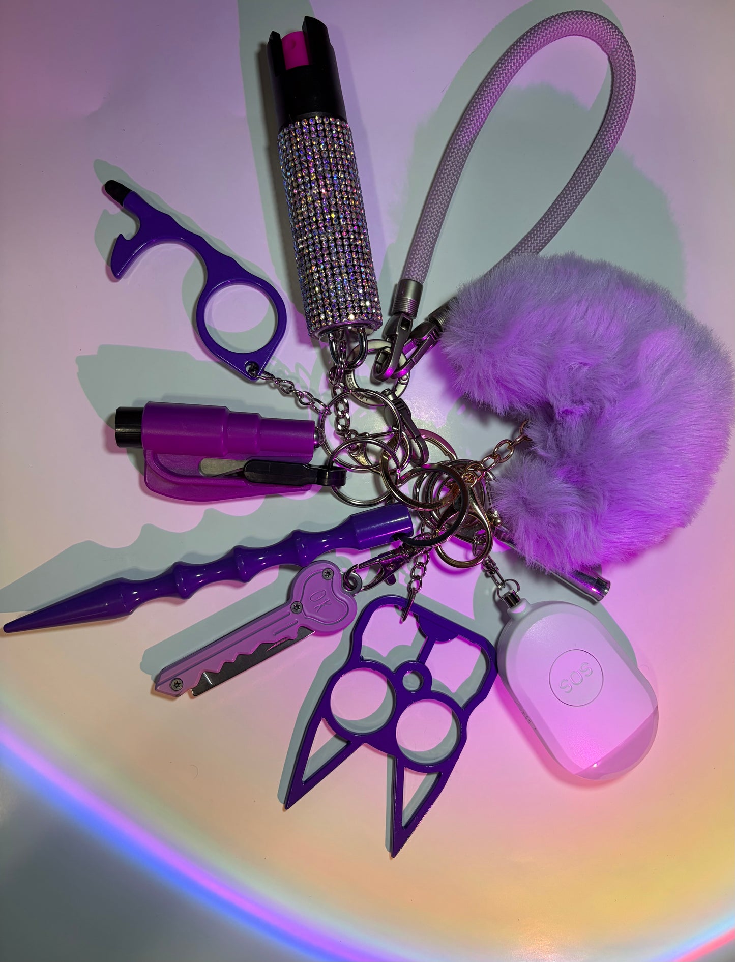 Lavender keychain