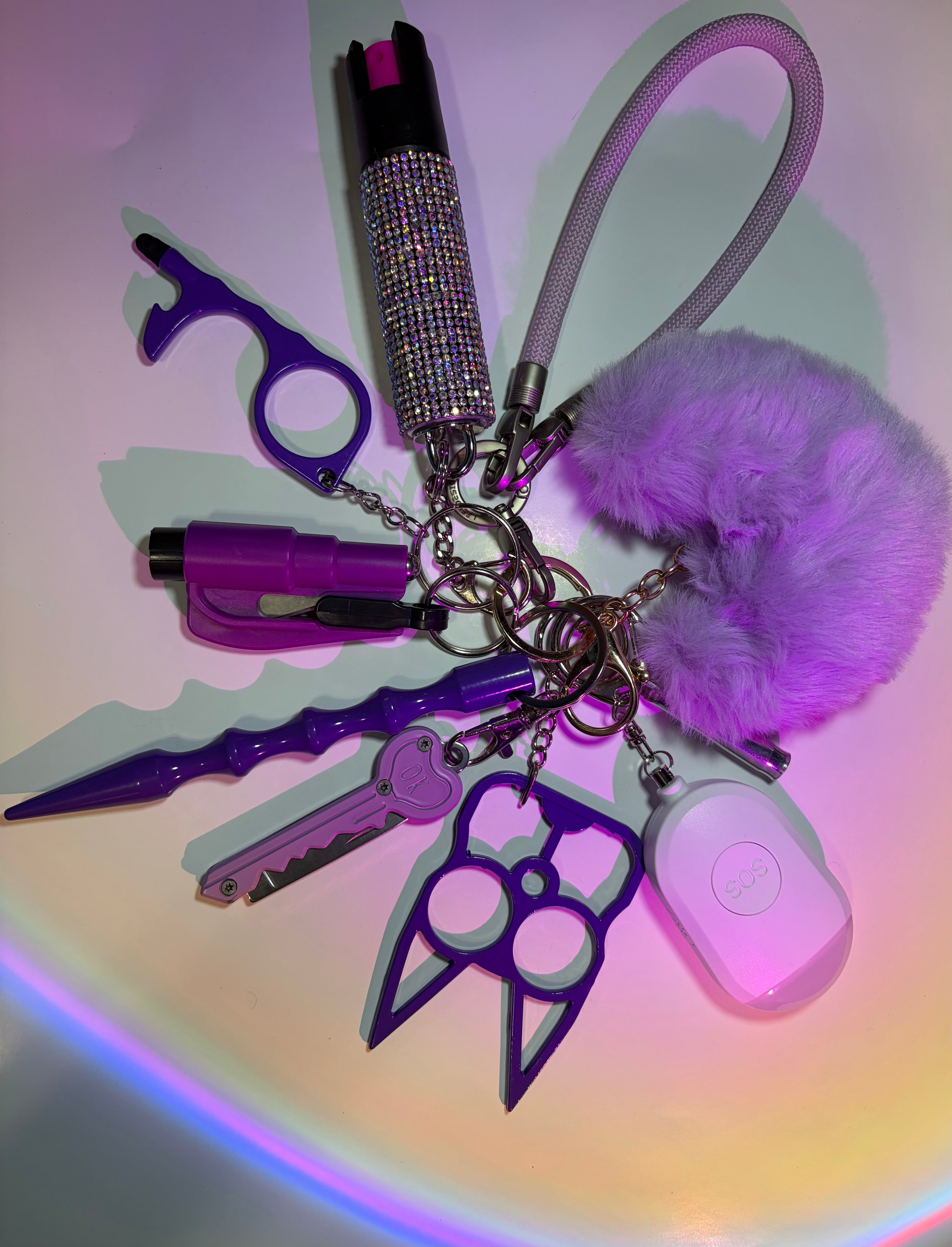 Lavender keychain
